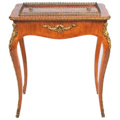 Victorian Marquetry Jardiniere / Side Table