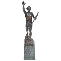 Classical Bronze Statue of David, 19th Century
