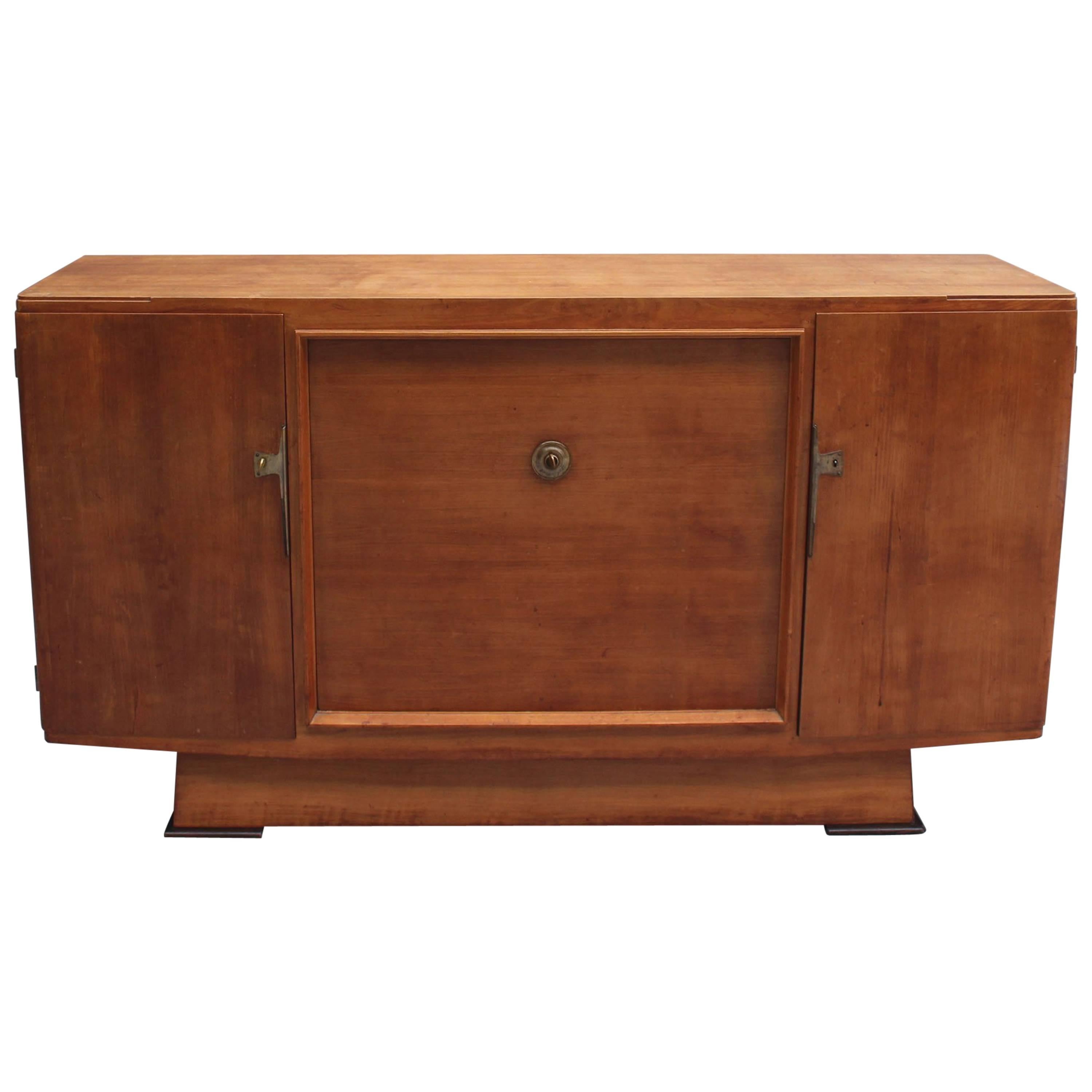 Fine Late Art Deco Mahogany And Marble Top, Bronze Mounted Buffet For Fine Late Art Deco Mahogany And Marble Top, Bronze Mounted Buffet For
