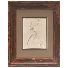 Julio González Drawing, 1936 9