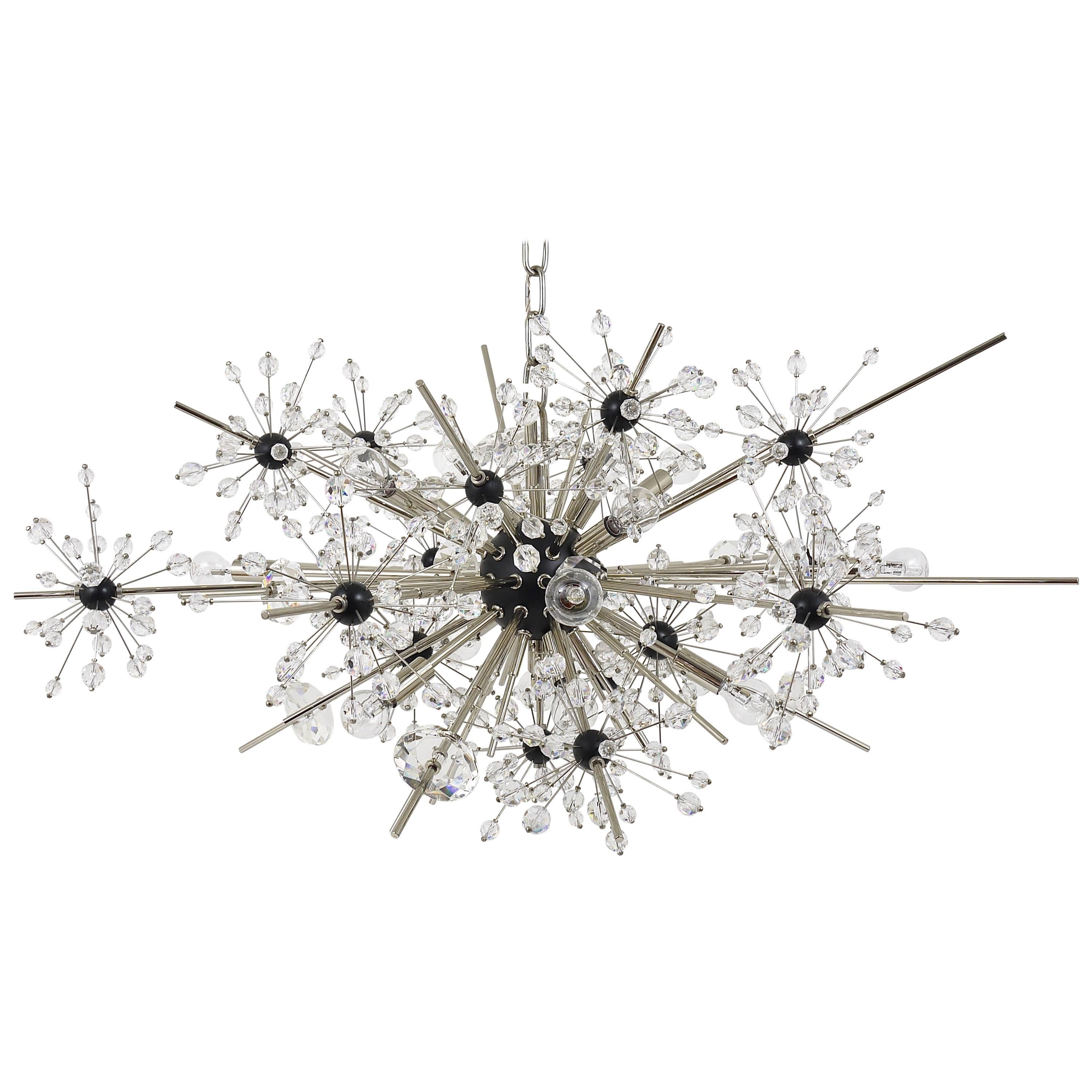 Riesiger Metropolitan Opera Crystal Sputnik Met Kronleuchter von Lobmeyr Wien
