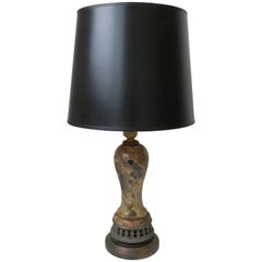 Italian Marble Desk or Table Lamp