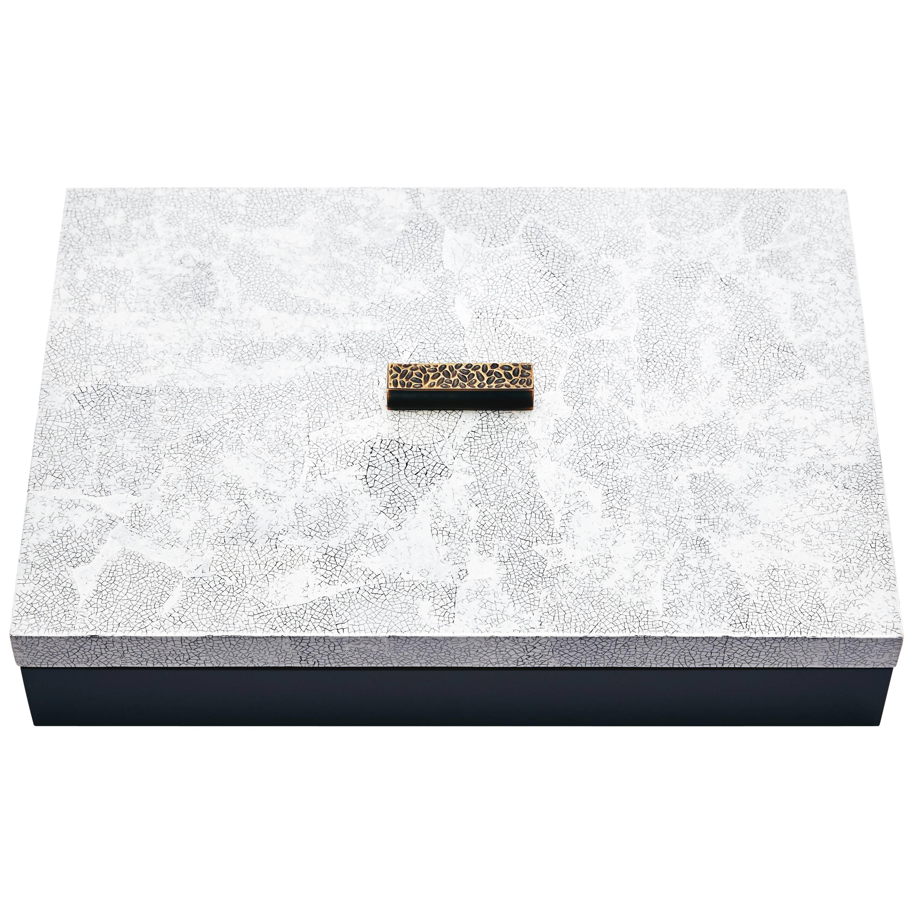Decorative Boxes, ELLA by Reda Amalou Design, 2016 - White Eggshell For Sale