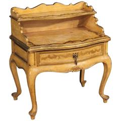20th Century Spanish Lacquered and Gilt Nightstand 10