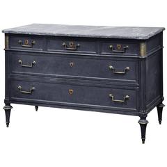 19th Century French Painted Louis XVI Style Commode