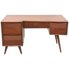 Italian Modern Walnut Desk in the Style of Ponti 11
