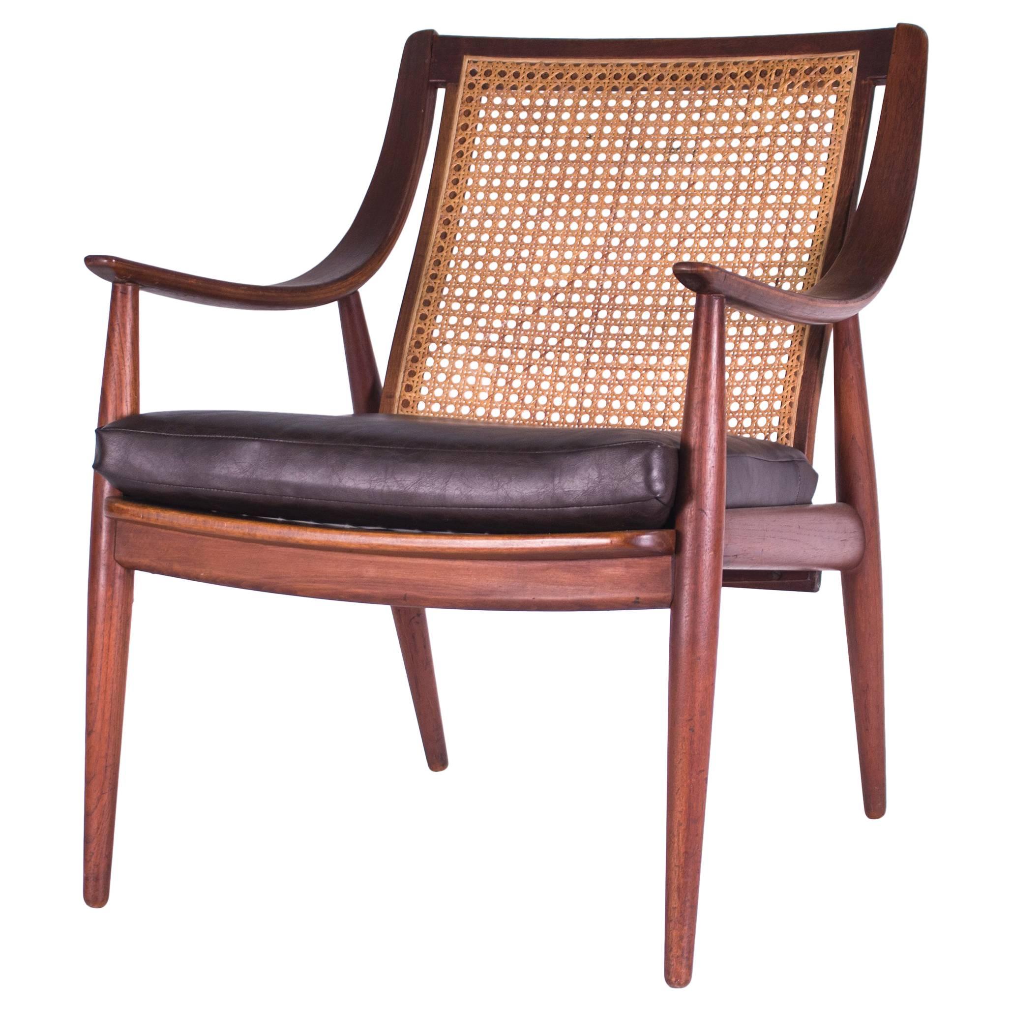 Peter Hvidt 
Orla Mølgaard-Nielsen FD148 Cane Back Easy Chair