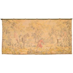 19th Century French Rococo Revival Tapestry Textile