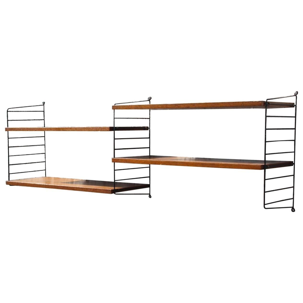 Minimalistic Shelving System by Nils Nisse Strinning for String, Sweden 1949 For Sale