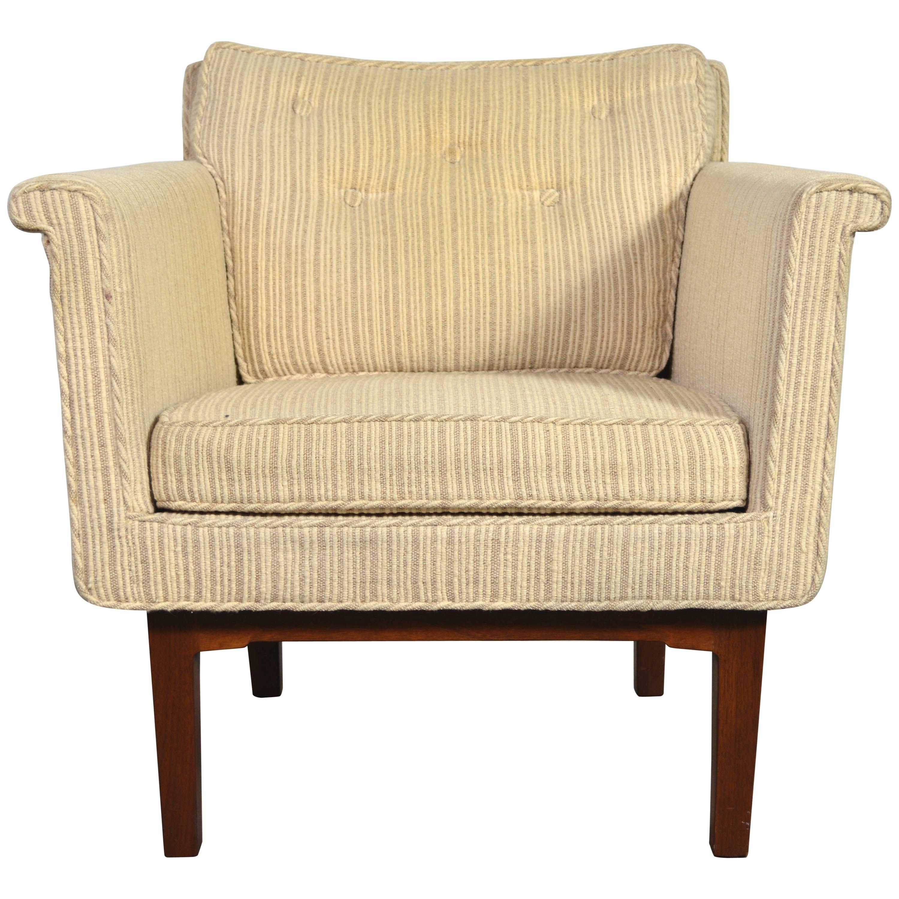 Edward Wormley Lounge Chair for Dunbar For Sale