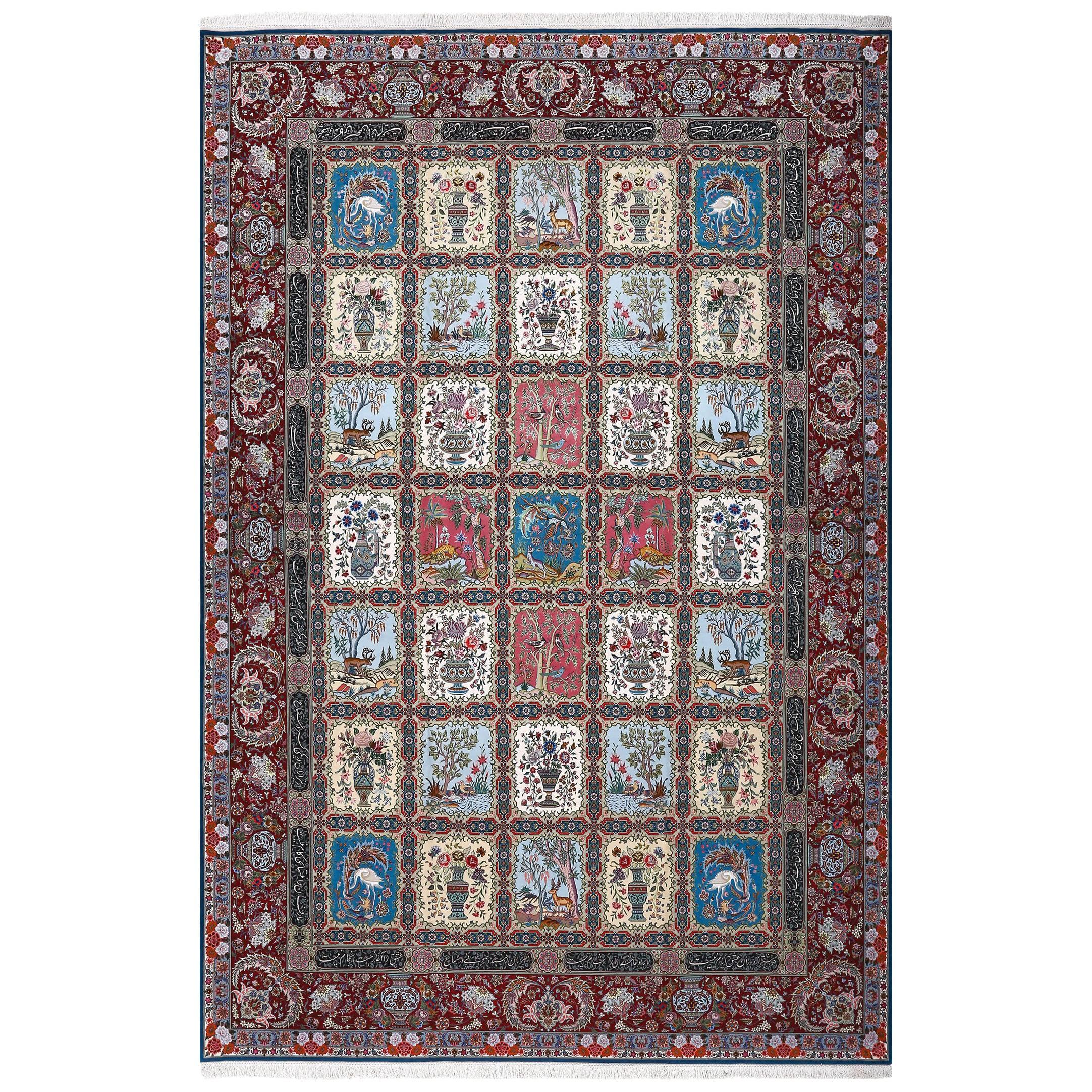 Nazmiyal Collection Vintage Tabriz Persian Rug. Size: 10 ft 7 in x 15 ft 11 in