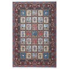 Fine Golestan Design Vintage Tabriz Persian Rug 7