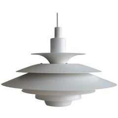 Kurt Wiborg Designed Iconic Danish Mid-Century Pendant Lamp for Jeka Metaltryk
