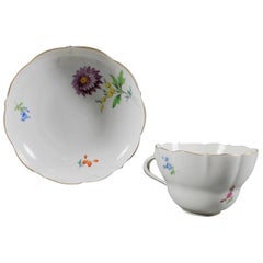 19th Century Meissen Cup and Saucer