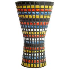 Vintage Vase Diabolo Roger Capron Vallauris, France, 1950s