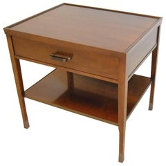 Walnut Side End Table by Bill Sofield for Baker Furniture