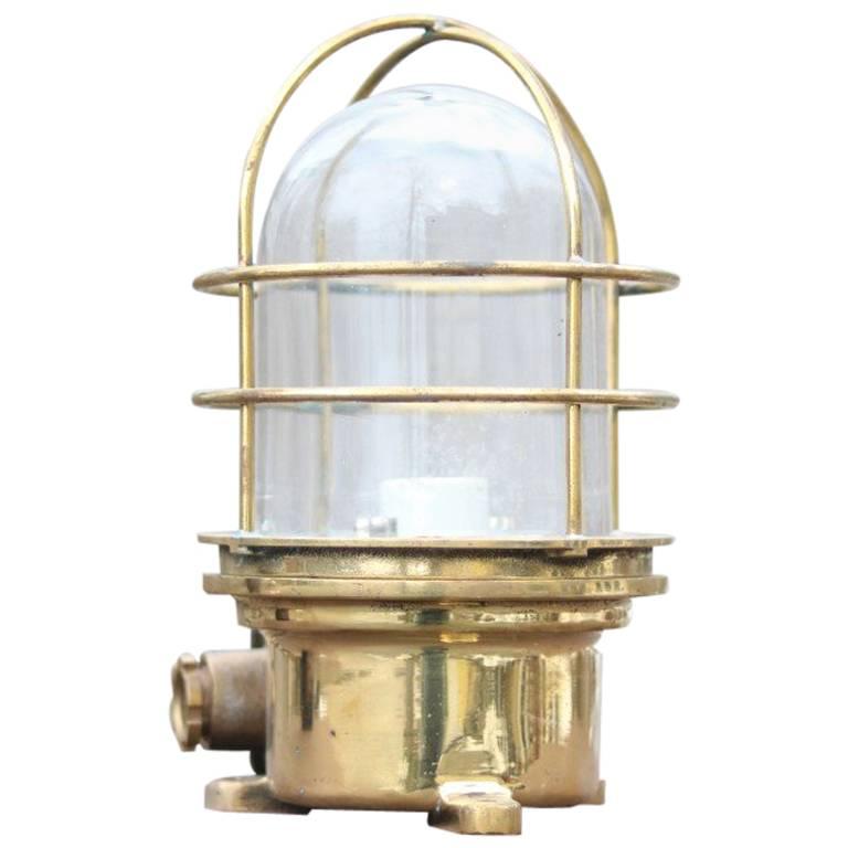 Brass Bulkhead Light