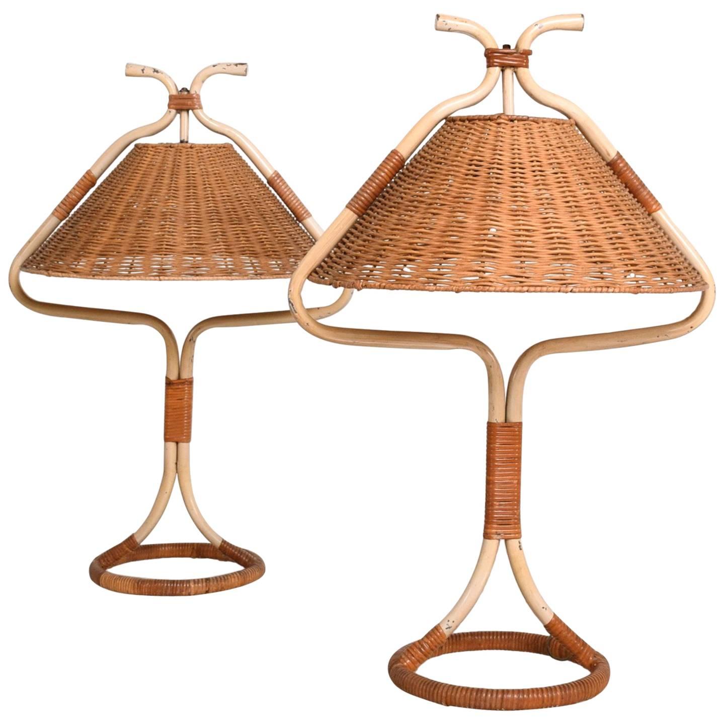 Pair of Mid-Century Modern Table Lamps