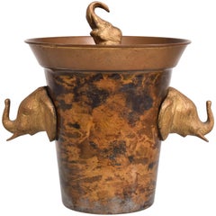 Hollywood Regency Elephant Ice Bucket