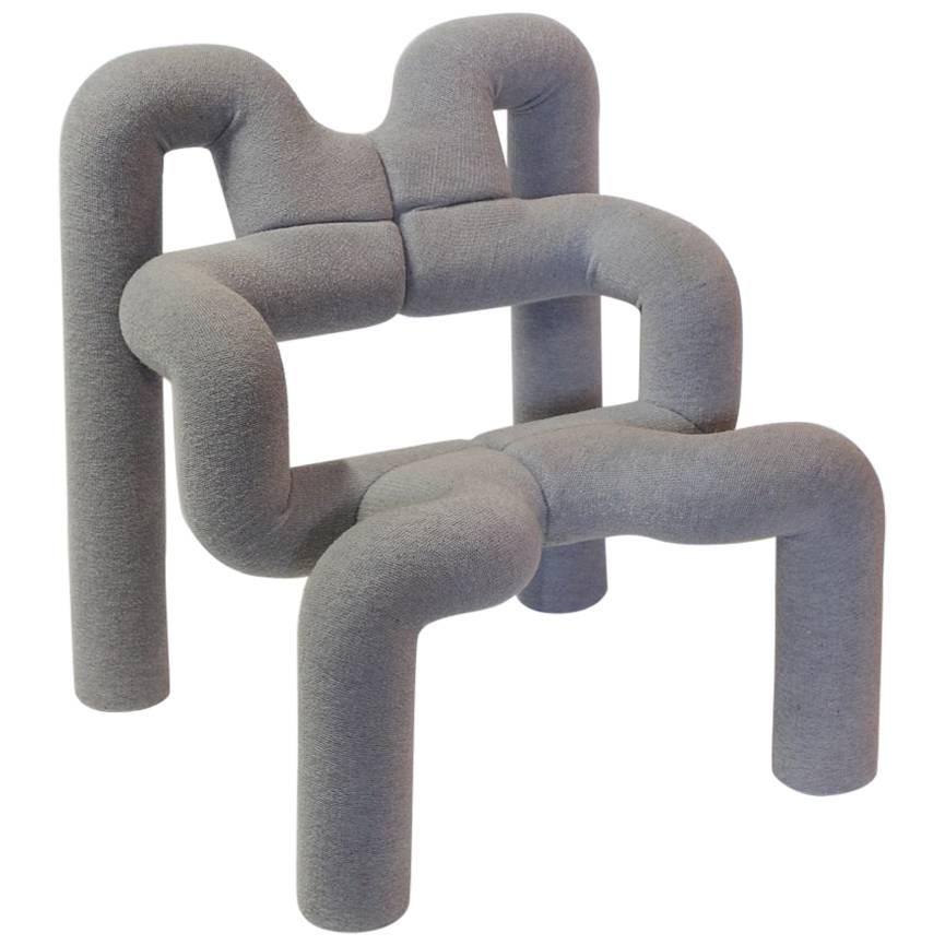 Sculptural "Ekstrem" Lounge Chair by Terje Ekström