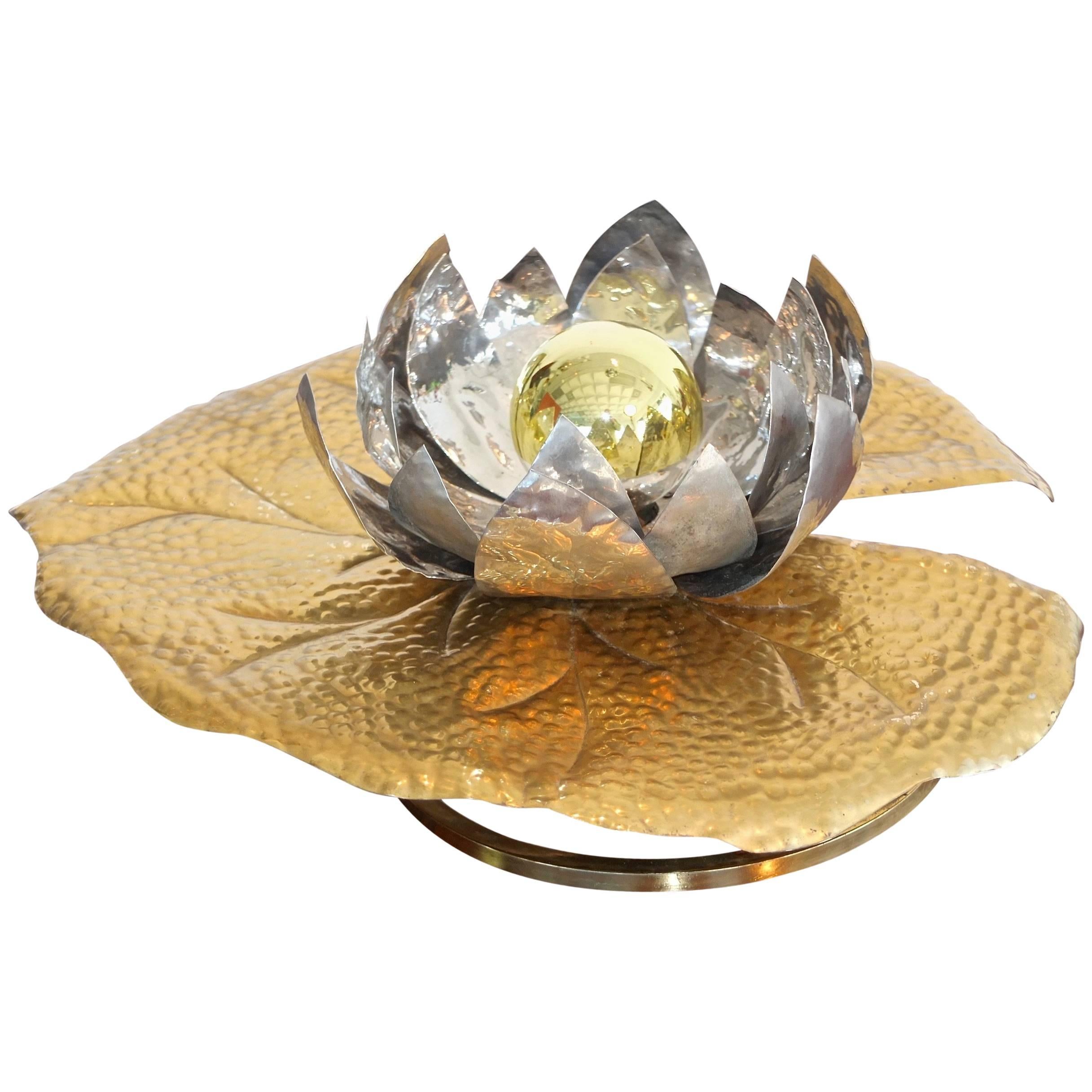 Tommaso Barbi Lilypad Table or Wall Lamp For Sale