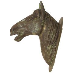 Vintage Cast Iron Horse Head