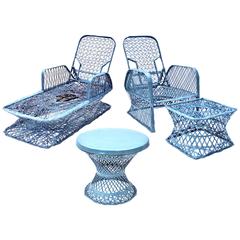 Russell Woodard Outdoor Chaise Set