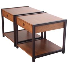 Pair of Edward Wormley Side Tables By Dunbar, 1960s 12