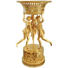 Monumental First Empire Gilt Bronze Centrepiece by Thomire