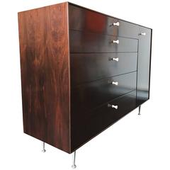 George Nelson Rosewood Thin Edge Chest of Drawers or Cabinet Herman Miller