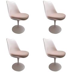 Set of Four "Tulip" Dining Chairs by Knoll