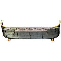 Antique George Iii Polished Steel Fender For Sale At 1stdibs