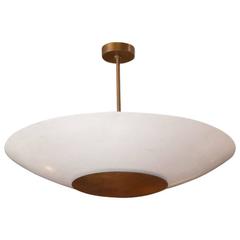 Large Mid-Century Reflector Ceiling Light Fixture by Shaper Lighting
