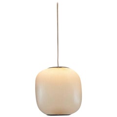 Rare French Modern Hanging Lantern by Rispal