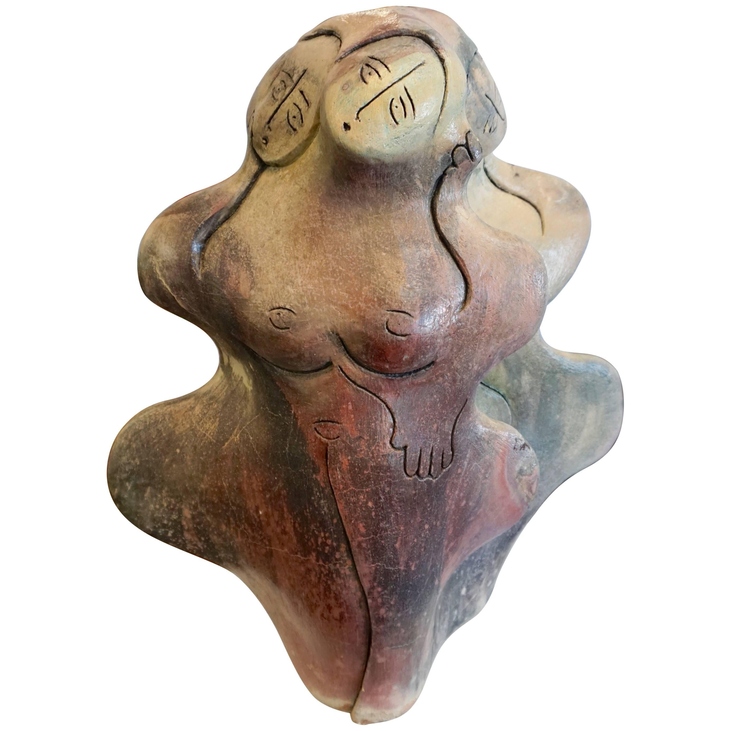 Ceramic Sculpture of Nude Women