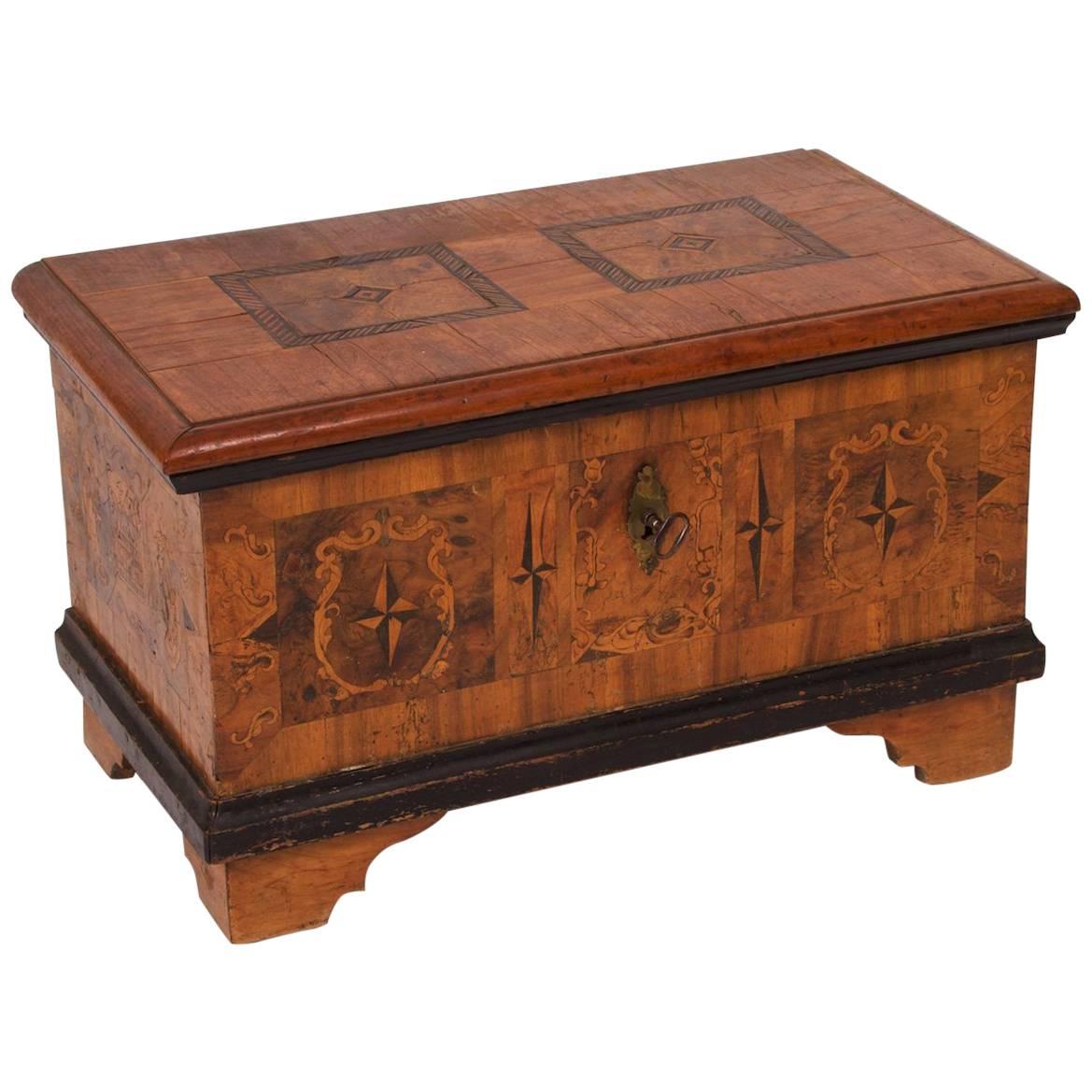 17th Century Casket with Hidden Compartments For Sale