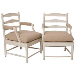 Pair of Armchairs, Gripsholm, Sweden, circa 1790 11