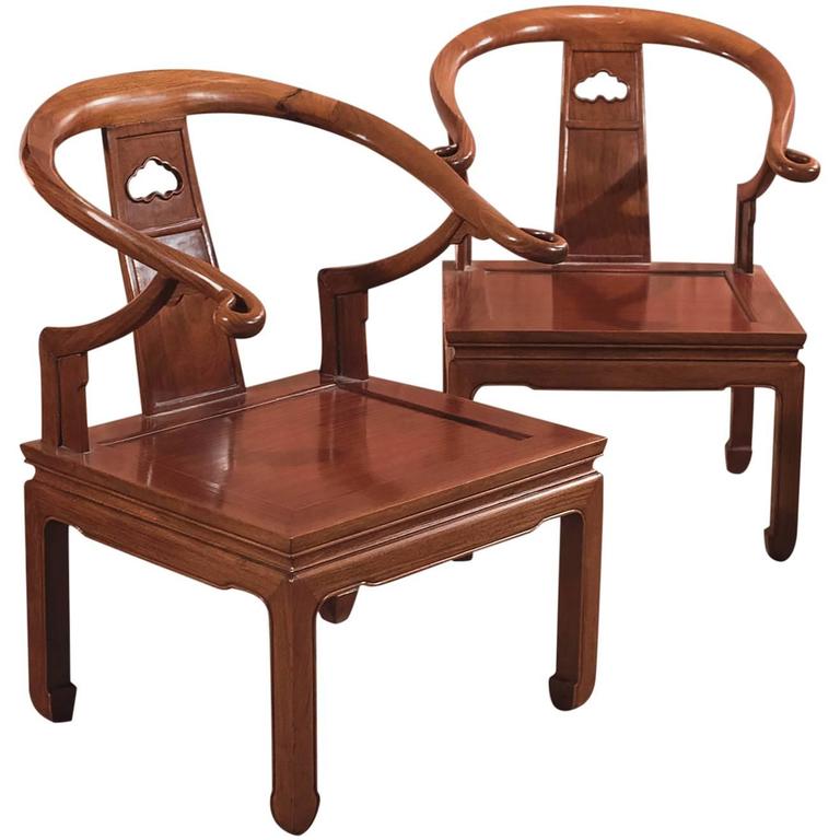 Pair of Chinese Chairs, Mid-20th Century George Zee and Co at 1stDibs ...