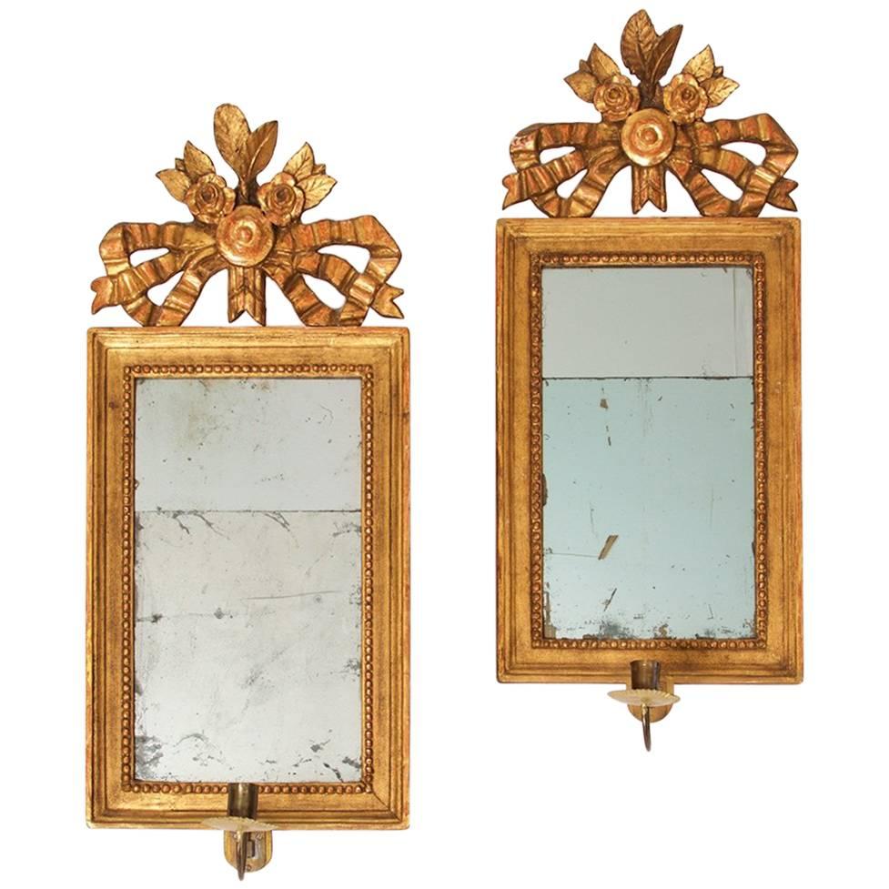 Pair of Sconcers, Gustavian, Swedish, circa 1800  For Sale