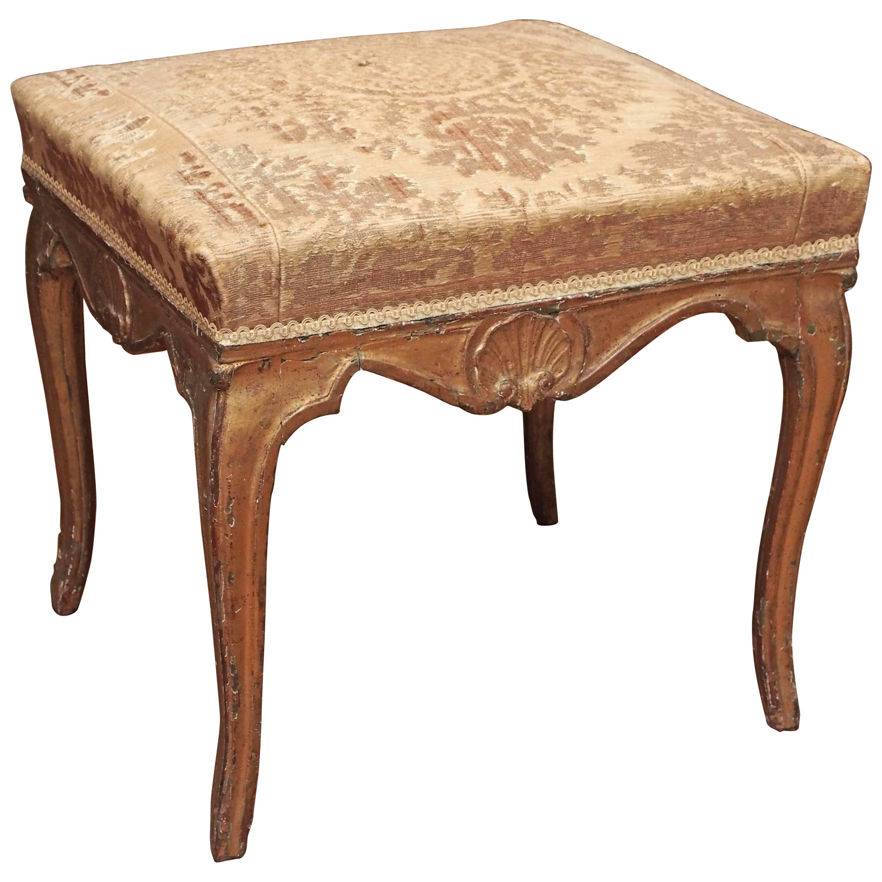 18th Century French Louis XIV-Regence Stool For Sale