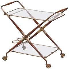 Italian 1950s Drink Cart by Cesare Lacca