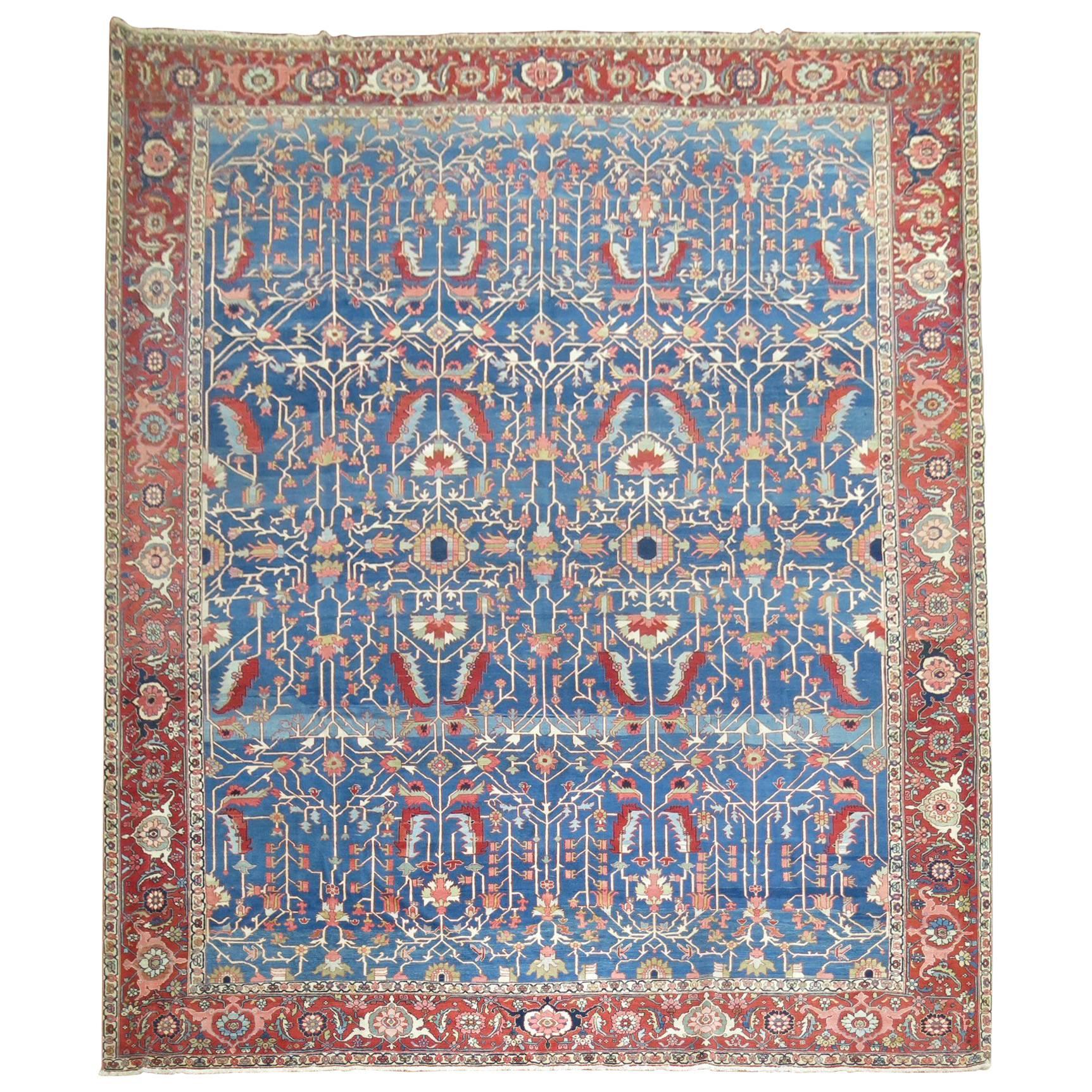 Antiker persischer Serapi-Teppich mit All-Over-Motiv, Nordwestpersien