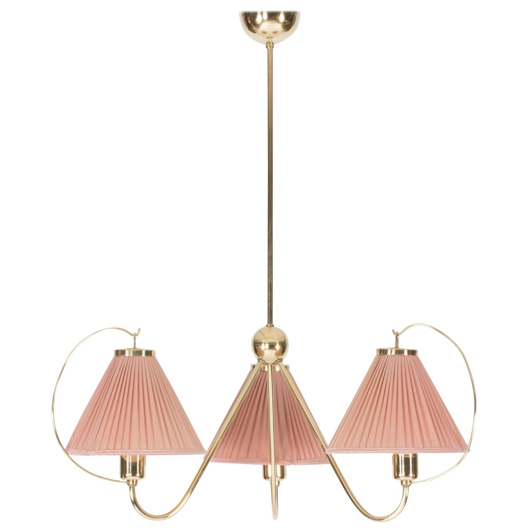 Brass Ceiling Lamp by Josef Frank