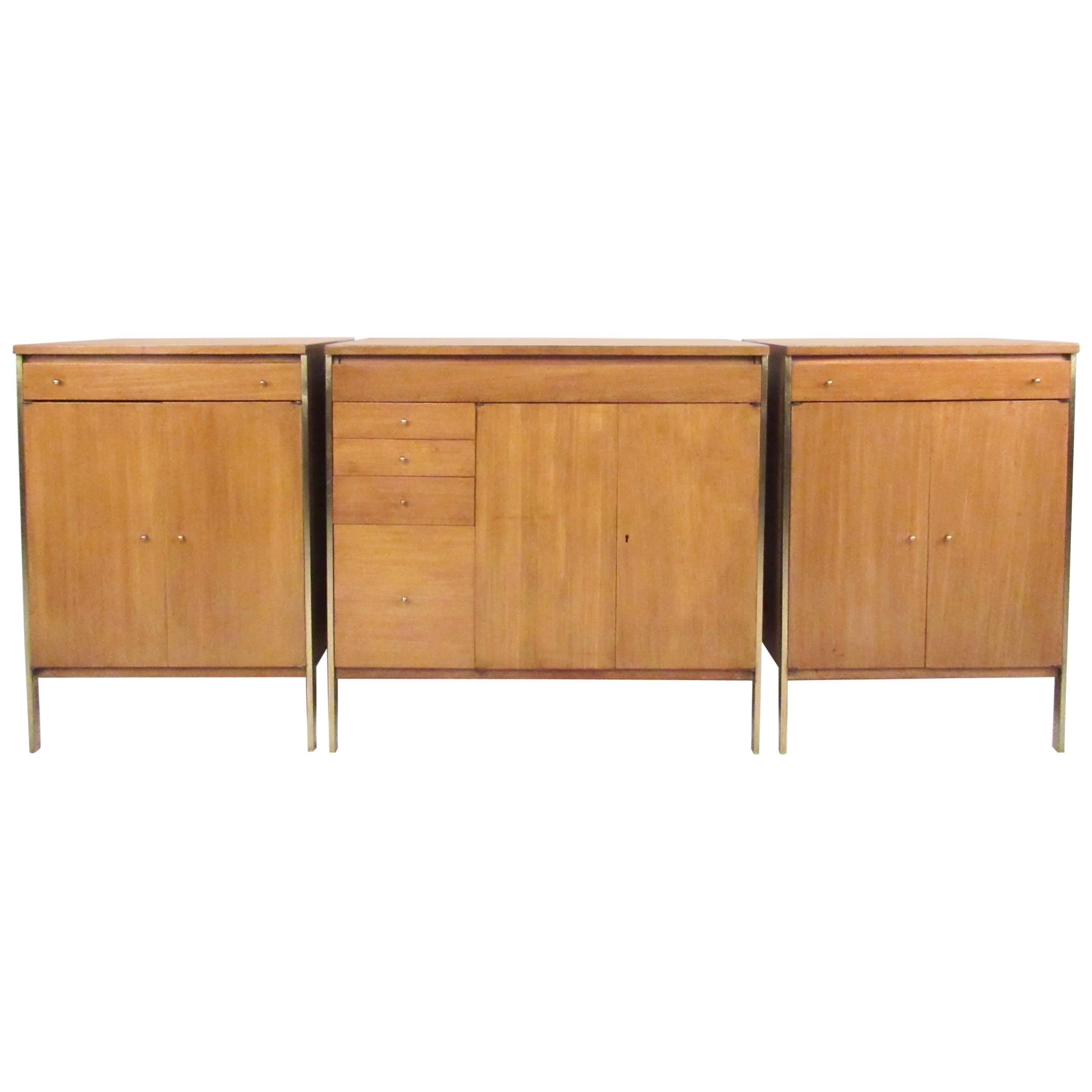 Paul McCobb Connoisseur Collection Three-Piece Sideboard for H. Sacks and Son