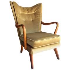 Vintage Howard Keith Bambino Chair Armchair Mid-Century Original, 1960s Gold