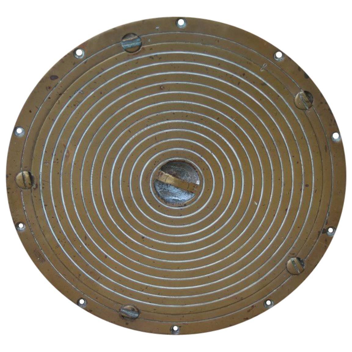 Solid Brass Deck Plate For Sale