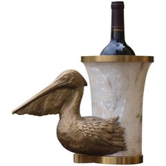 Vintage Pelican Wine Holder