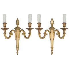 Pair of Louis XVI Style French Sconces 10