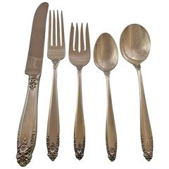 Prelude by International Sterling Silver Flatware Set for 8 Service 40 Pieces