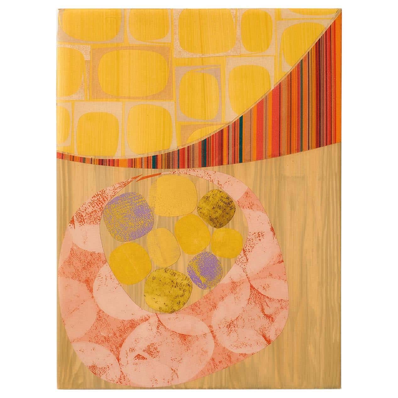 Mixed-Media and Resin Collage by Rex Ray For Sale at 1stDibs